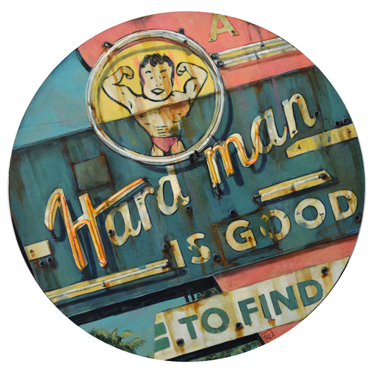 A Hard Man original Canadian art by Rob Croxford