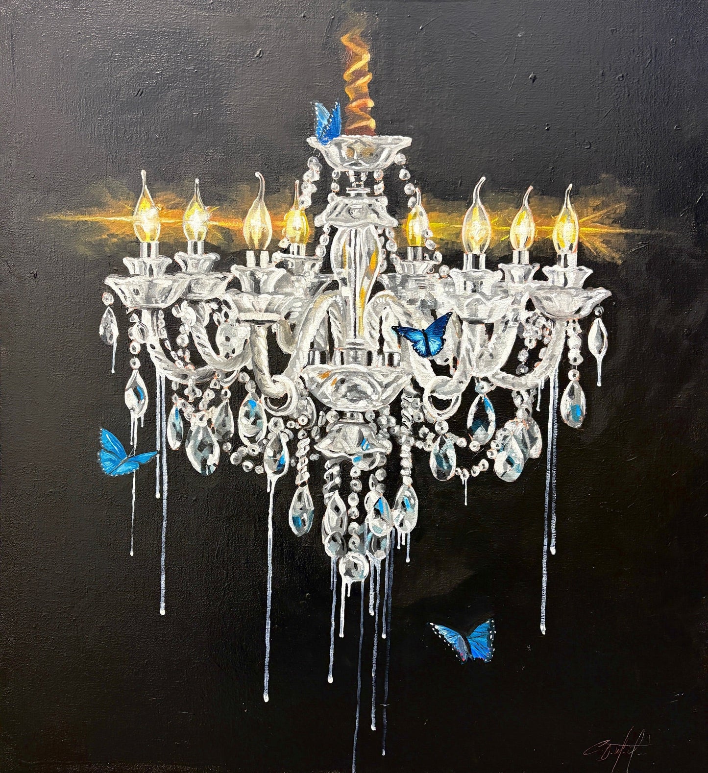 All that Glitters original Canadian art by Carl White