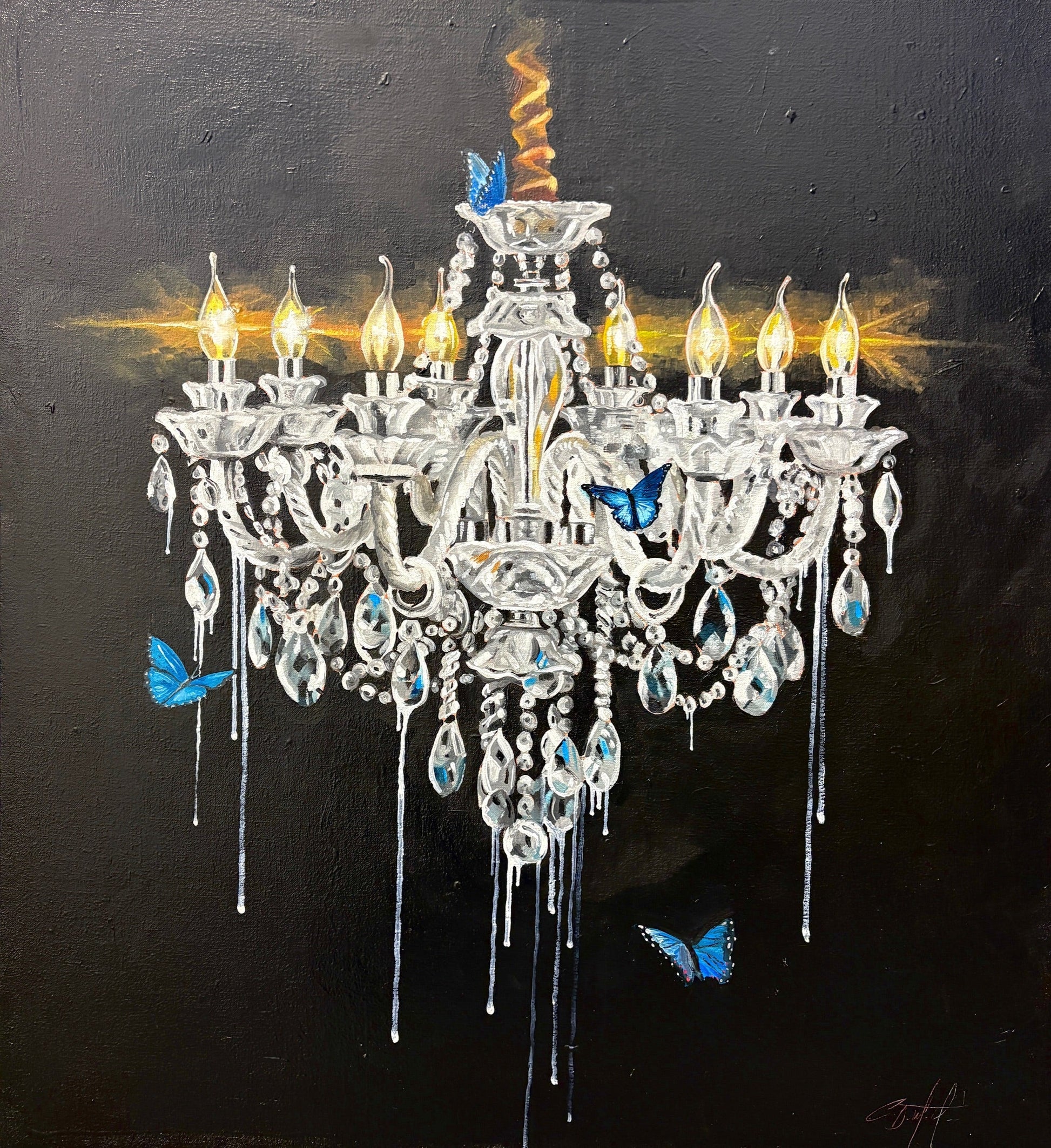 All that Glitters original Canadian art by Carl White