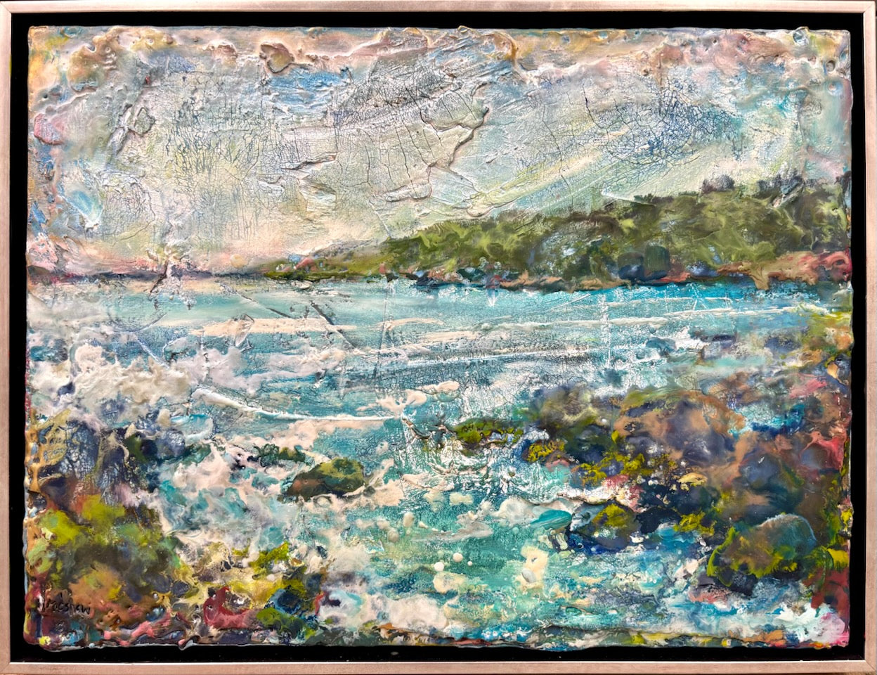 Ancient Cove original Canadian art by Kathy Bradshaw