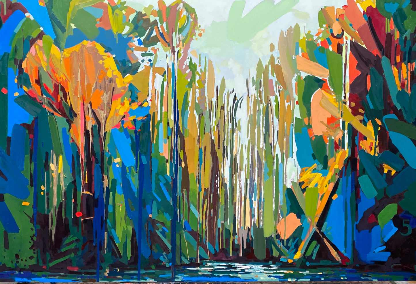 Butchard Gardens original Canadian art by Chrissy Nickerson