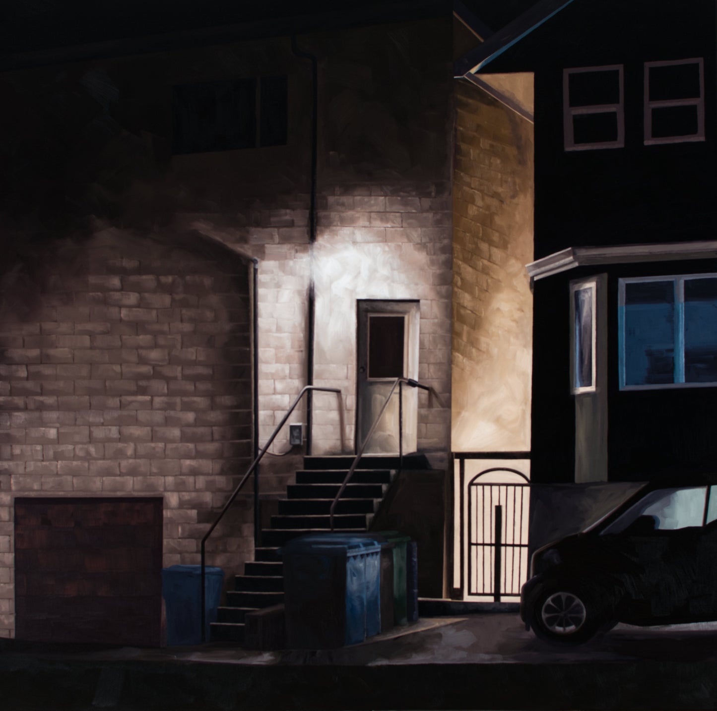 Fairfield Back Door original Canadian art by Chrystal Phan