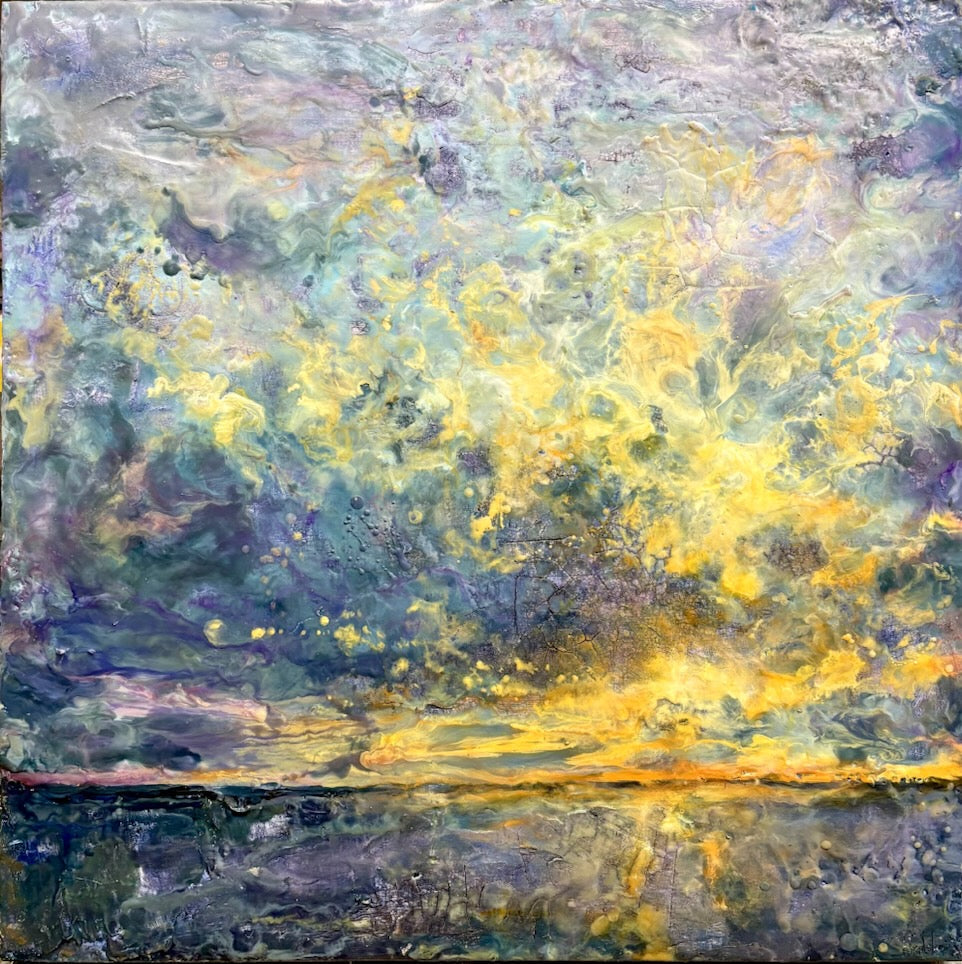 Purple Reigns original Canadian art by Kathy Bradshaw