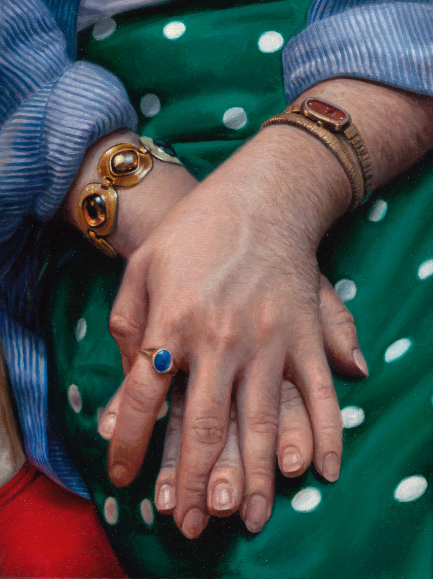 Emerald and jewelled original Canadian art by Ian Stone