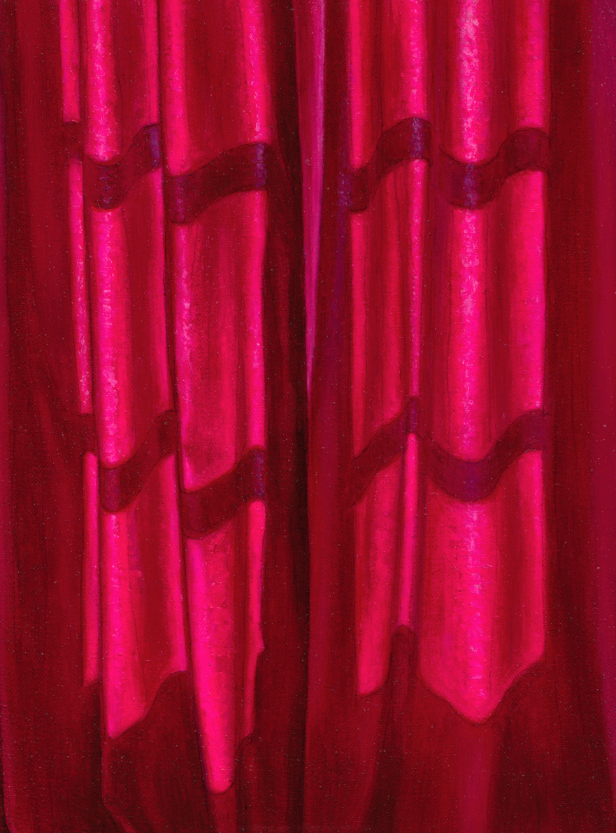 Curtain call original Canadian art by Ian Stone