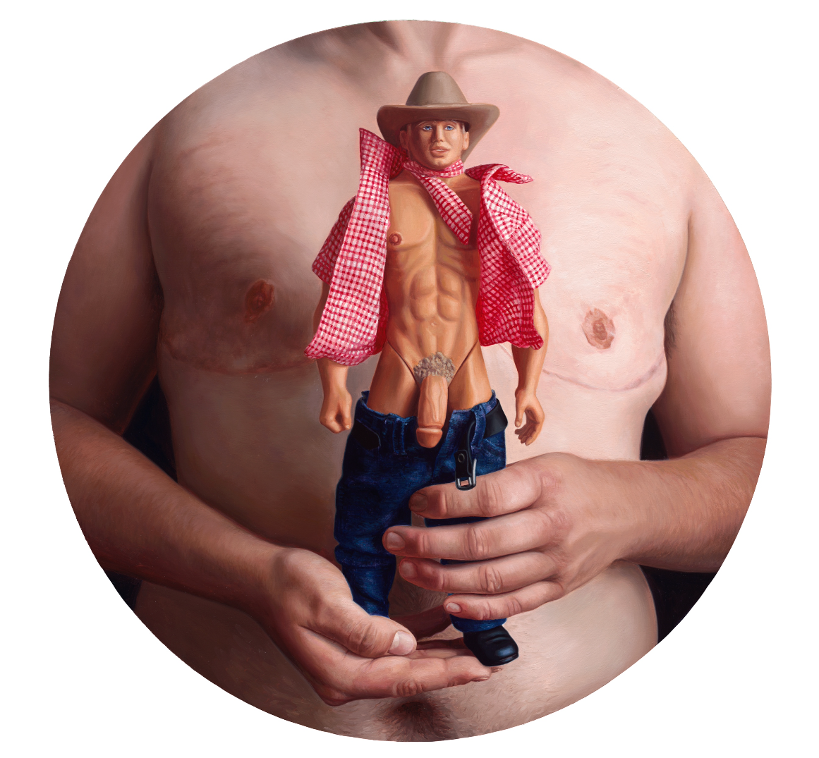 The measure of man original Canadian art by Ian Stone