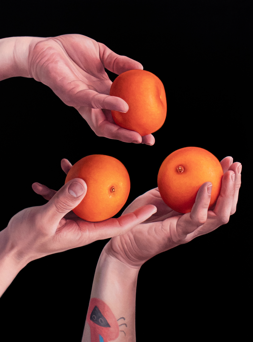 The weight of community original Canadian art by Ian Stone