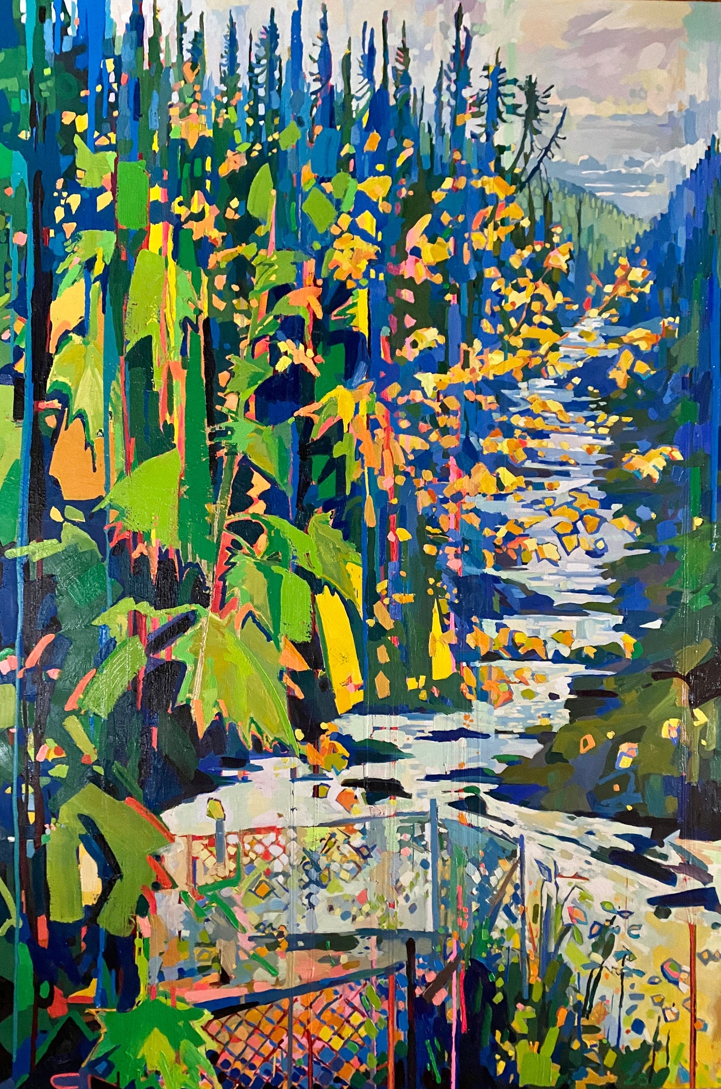 Sooke Potholes PP original Canadian art by Chrissy Nickerson