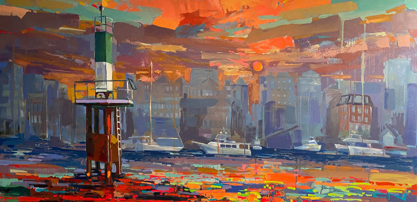 Turner Does Victoria original Canadian art by Chrissy Nickerson