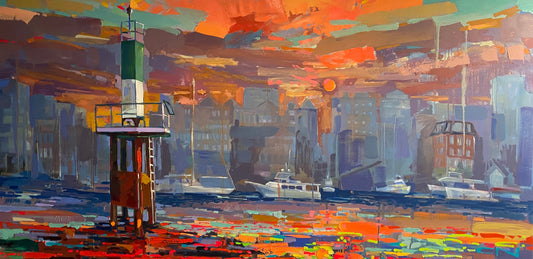 Turner Does Victoria original Canadian art by Chrissy Nickerson