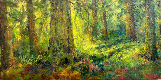 Walk Among Giants original Canadian art by Kathy Bradshaw