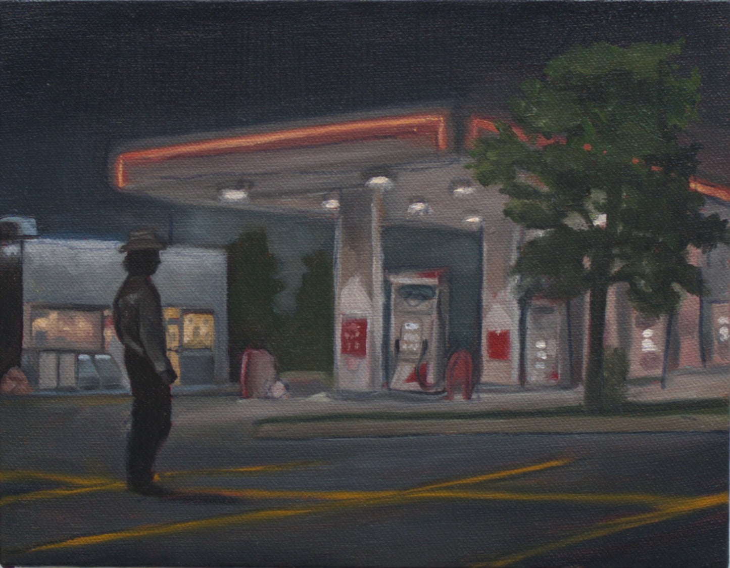 Fillin Up original Canadian art by dylan roworth