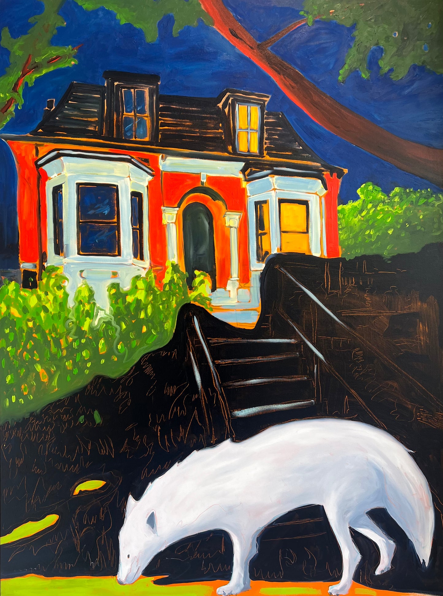 White wolf in Victoria