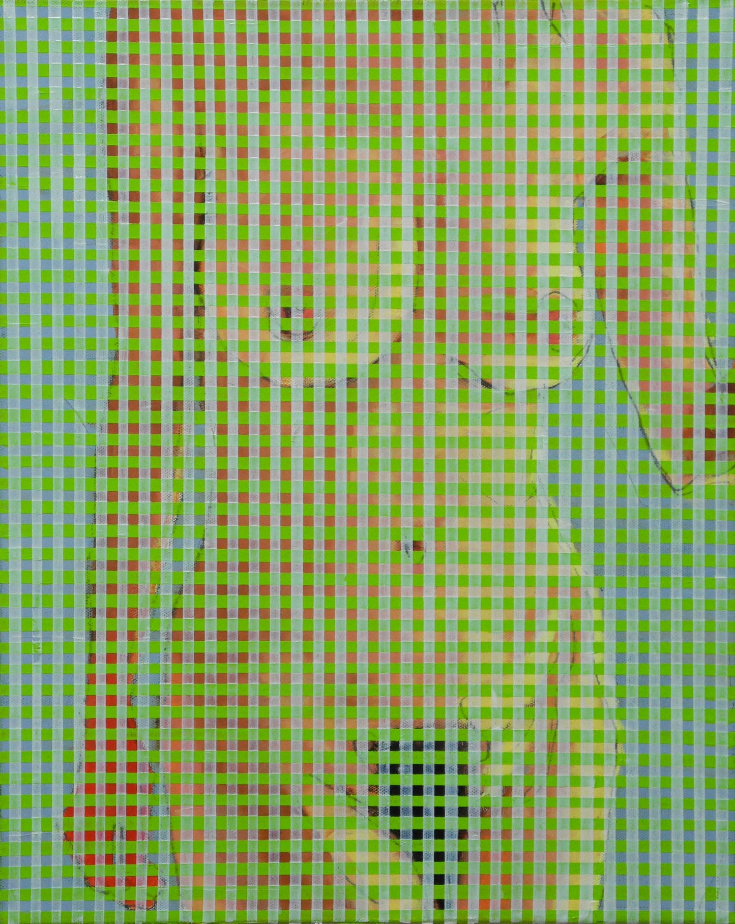 Figure Painting # 023-2209 by Les Thomas