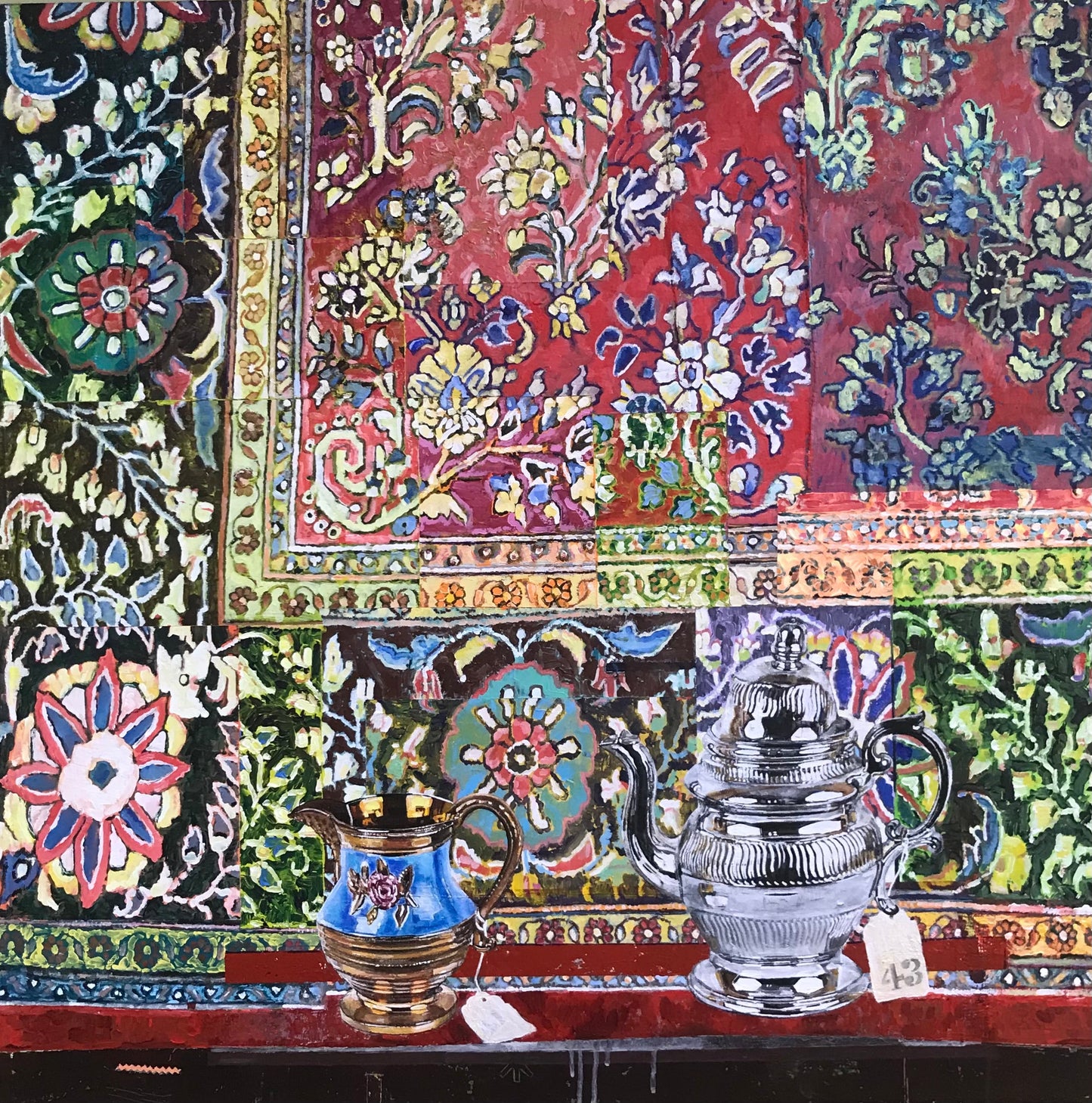 Lot 41 and Lot 43 original Canadian art by Mary Lottridge