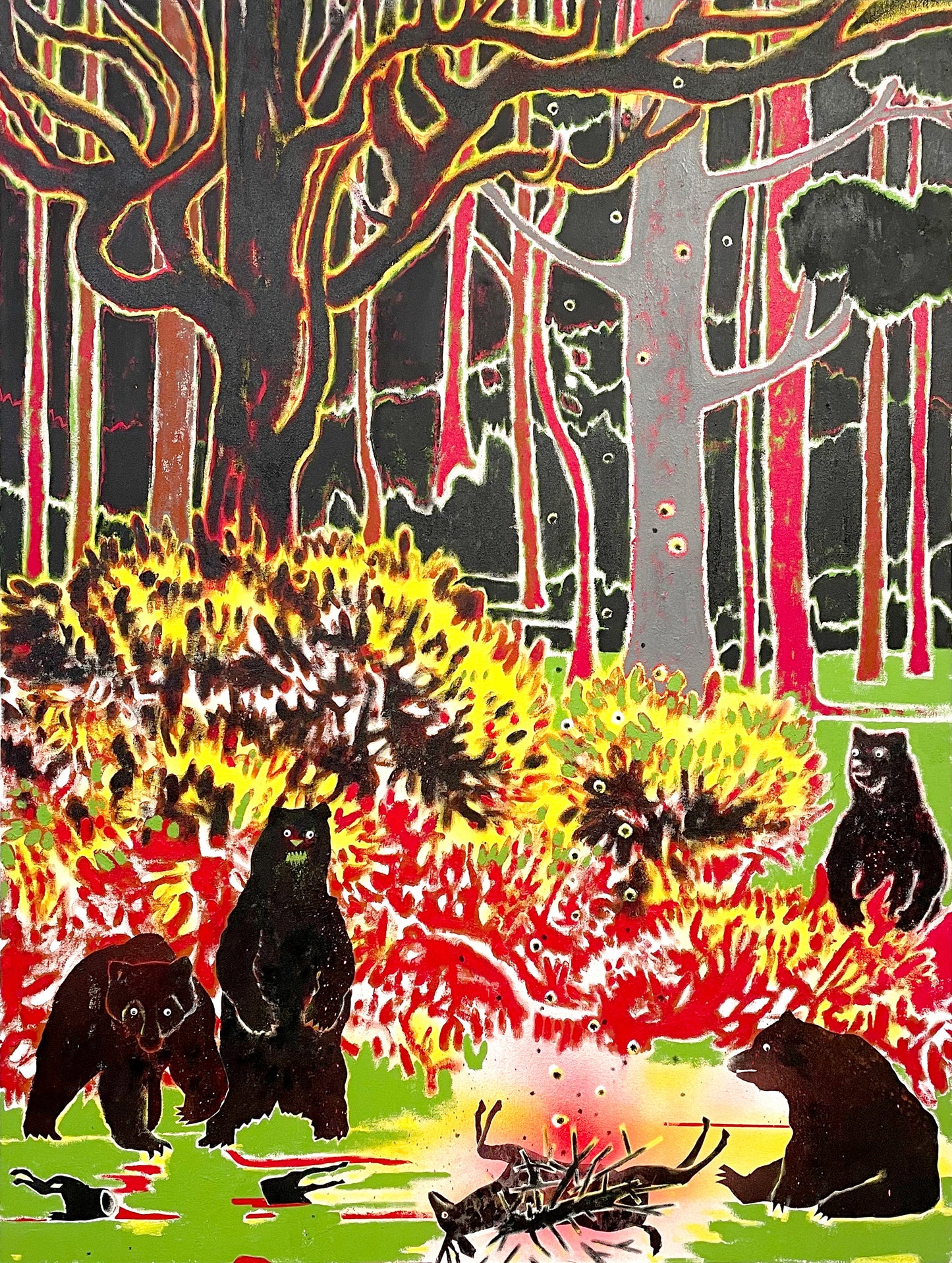 Nothing To Be Gained Here original Canadian art by Jeff Nachtigall