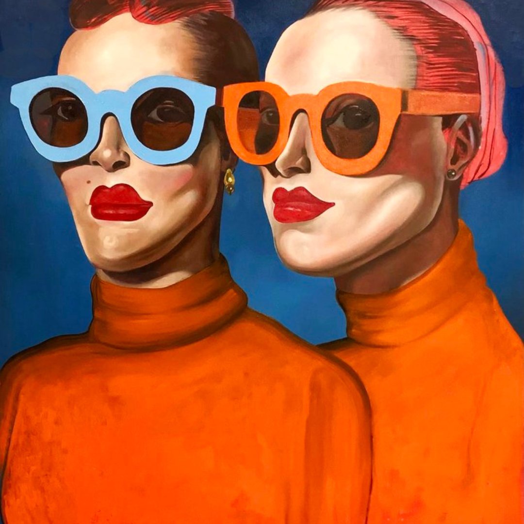 Two People in Sunglasses by Noah Becker (cropped)