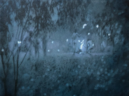 Lights in the Forest I (still from Tarkovsky’s Andrei Rublev)  original Canadian art by David Kaarsemaker
