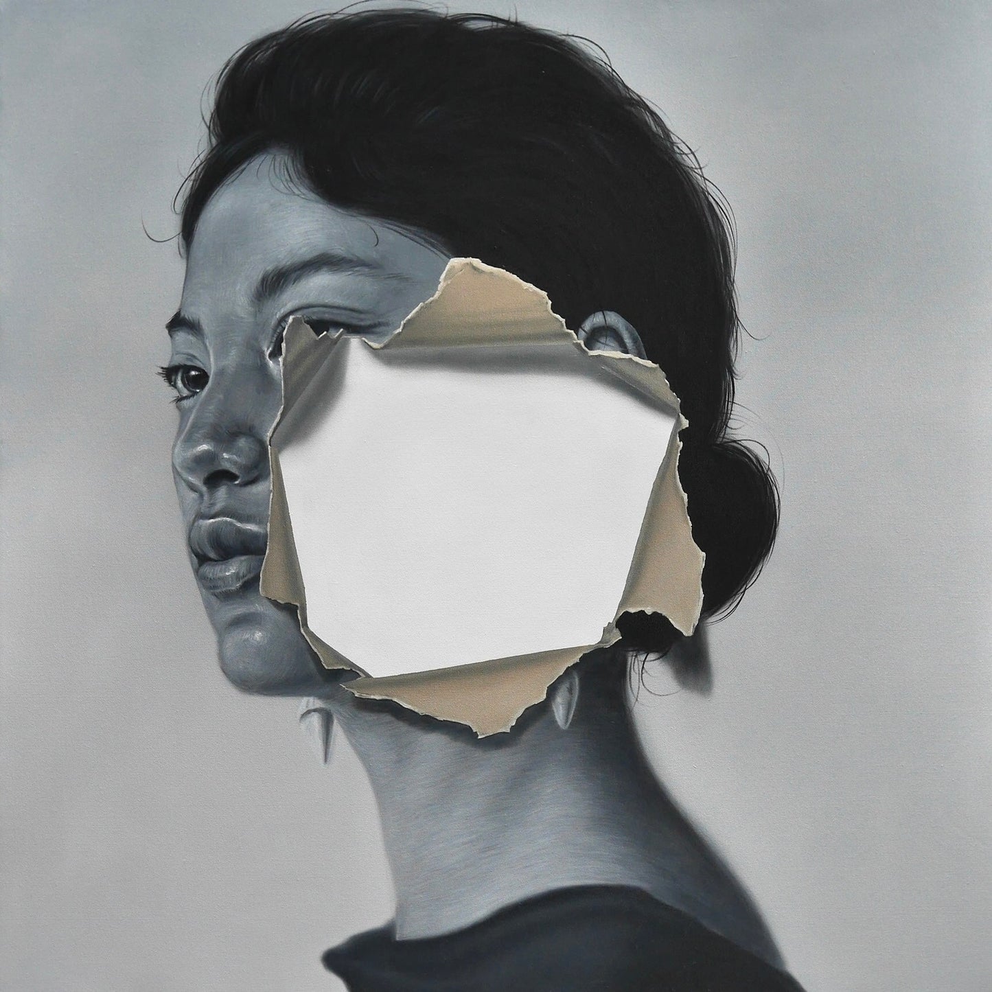 Nothing to Hide original Canadian art by aphisit sidsunthia