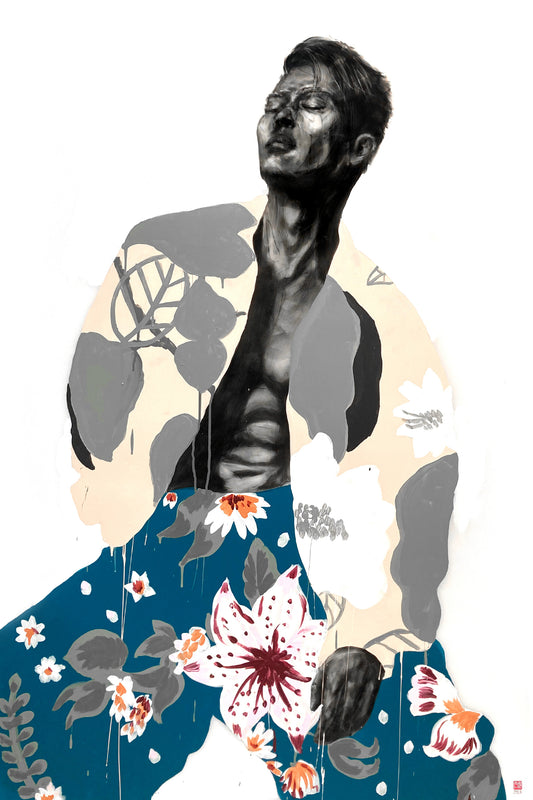 In Bloom II original Canadian art by nicholas tay