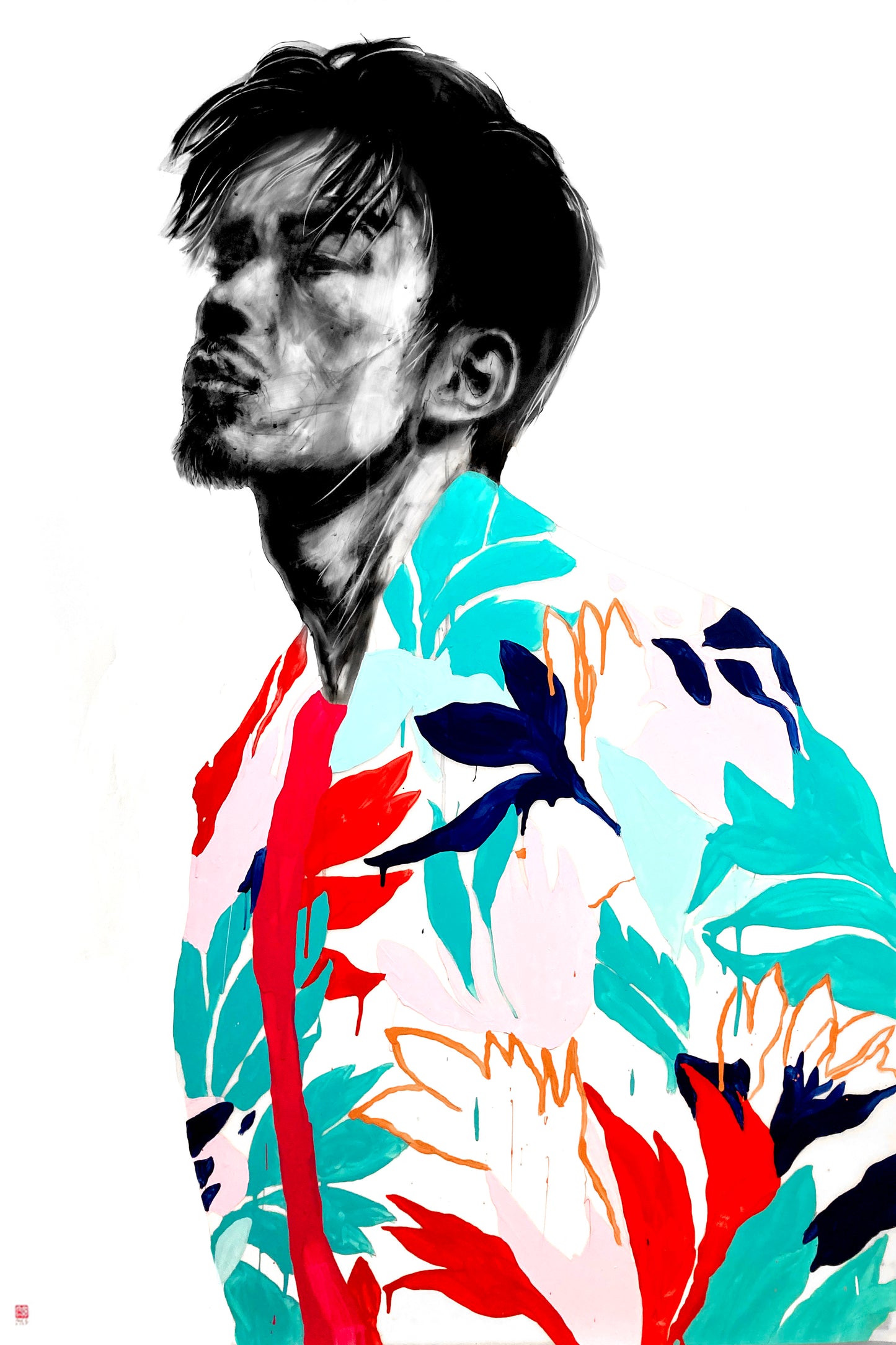 In Bloom III original Canadian art by nicholas tay