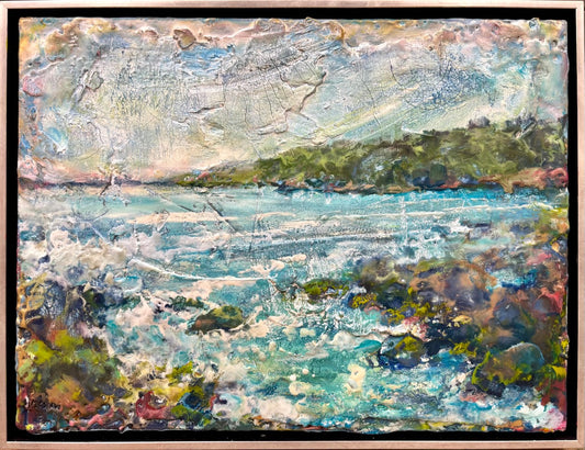 Ancient Cove original Canadian art by Kathy Bradshaw