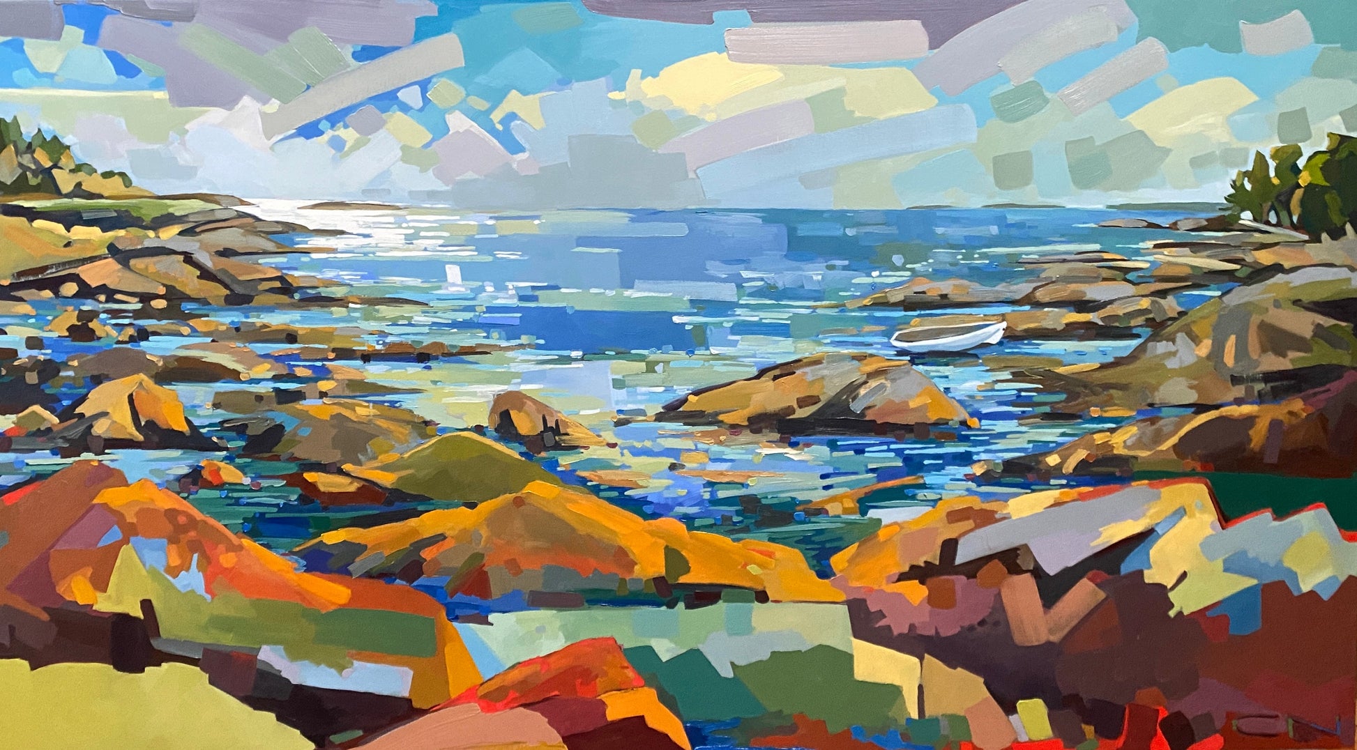 Discovery Island original Canadian art by Chrissy Nickerson