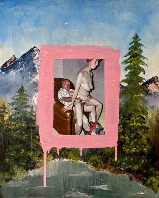 Family Room original Canadian art by doug thoms