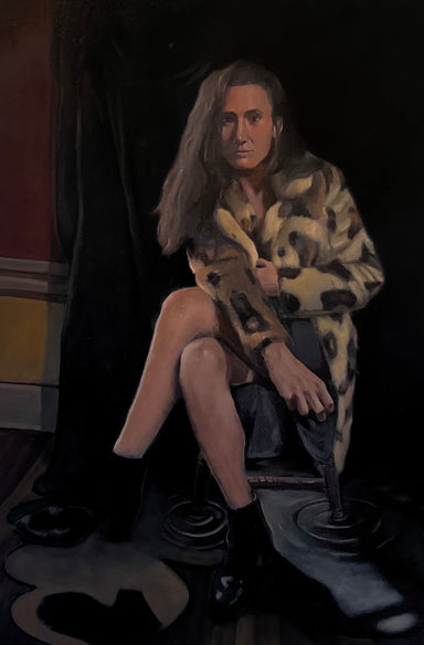 Floorboards Boil When I Trip The Light Fantastic  original Canadian art by Adrien Smart
