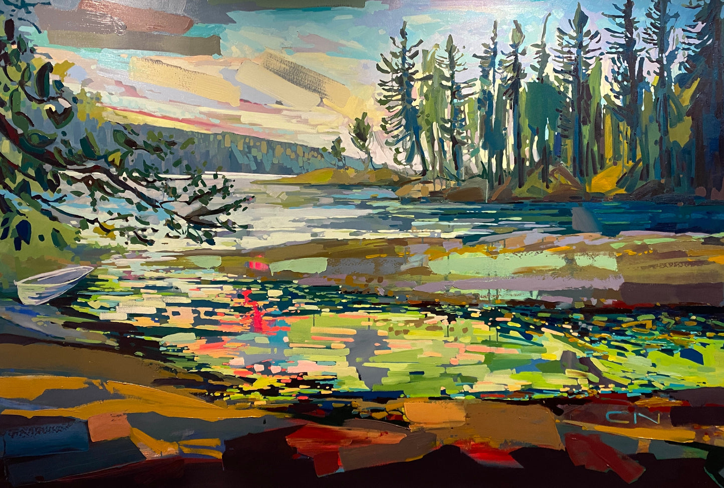 Gowlland Tod Park  original Canadian art by Chrissy Nickerson