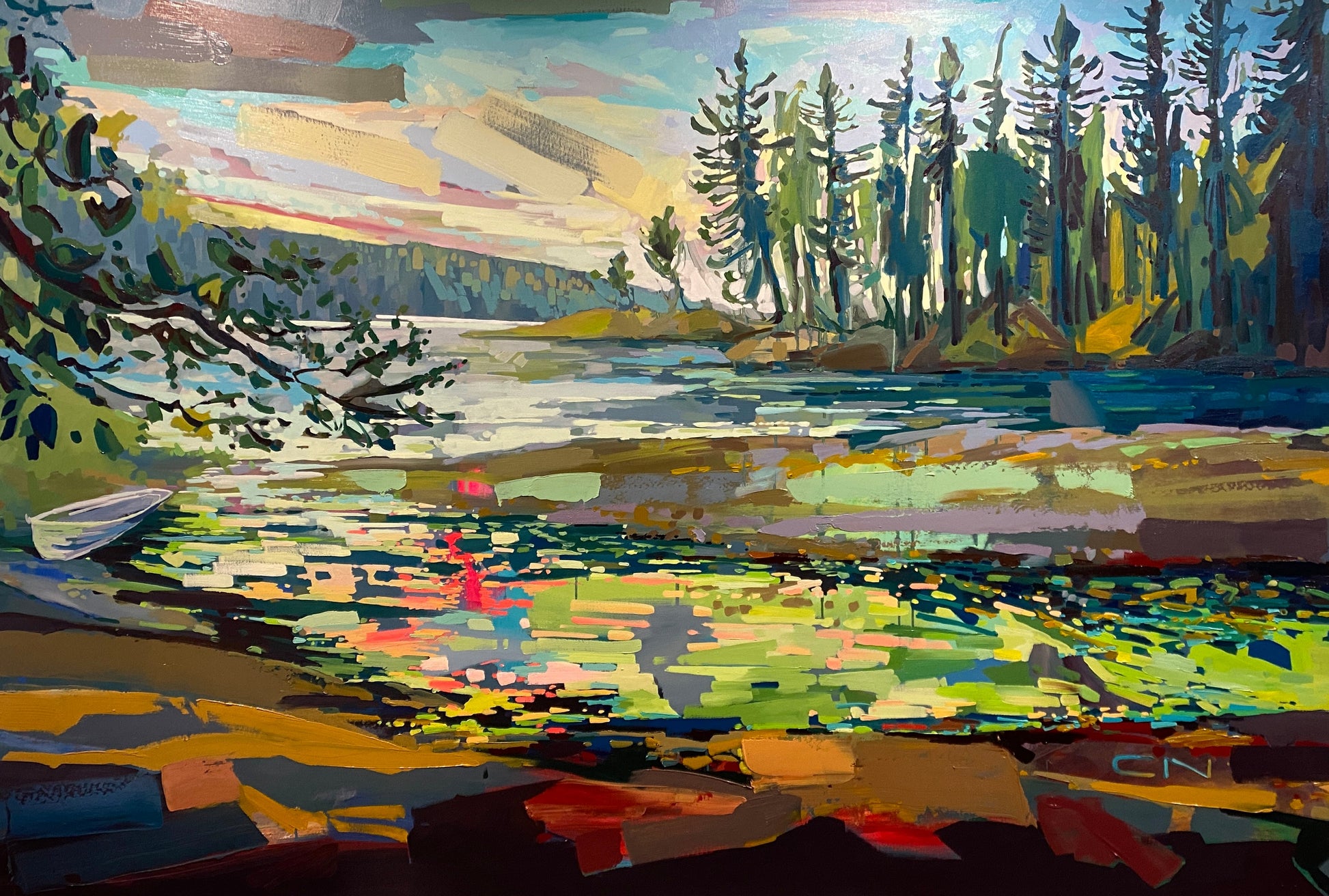 Gowlland Tod Park  original Canadian art by Chrissy Nickerson