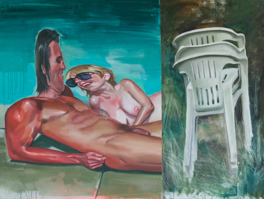 Greetings From the Monoculture original Canadian art by doug thoms