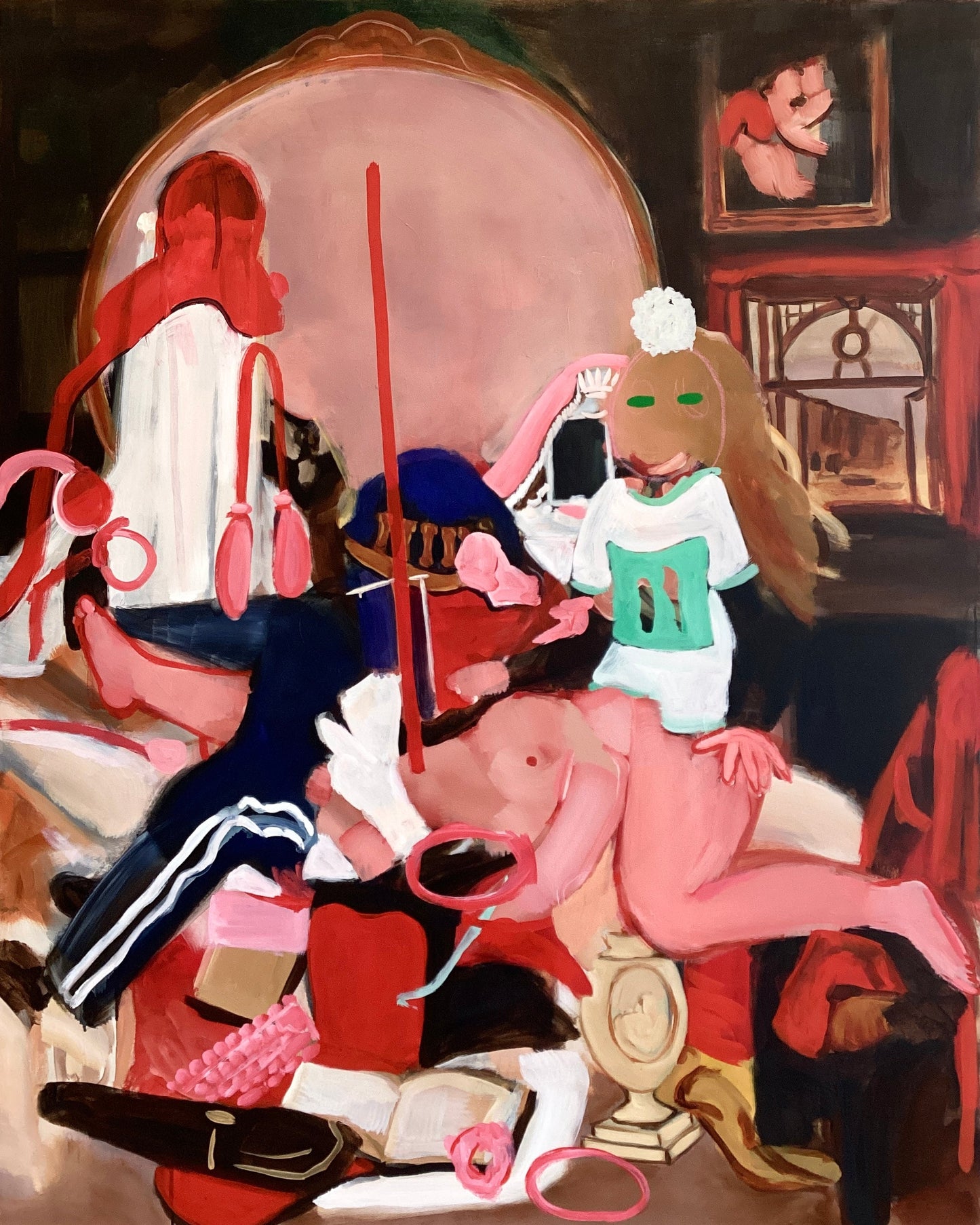 Cuck chairs and
ghost husbands original Canadian art by Angie Quick