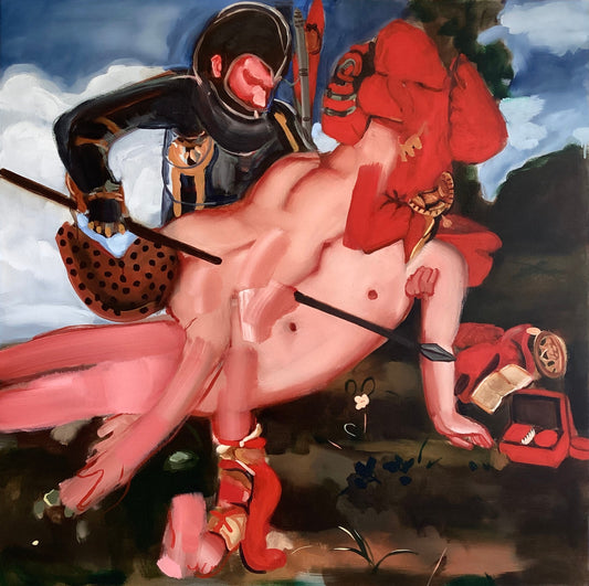 Some secret third
thing original Canadian art by Angie Quick