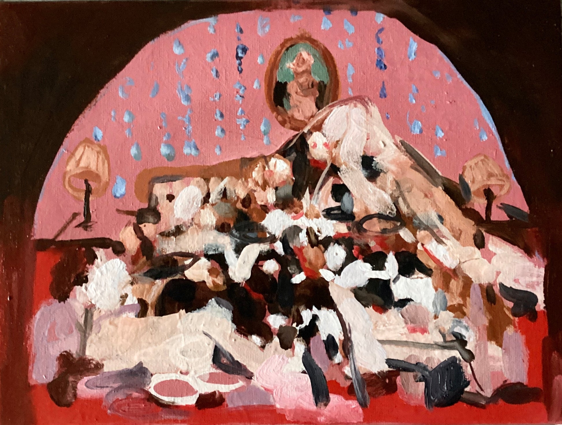 The messes you
make original Canadian art by Angie Quick