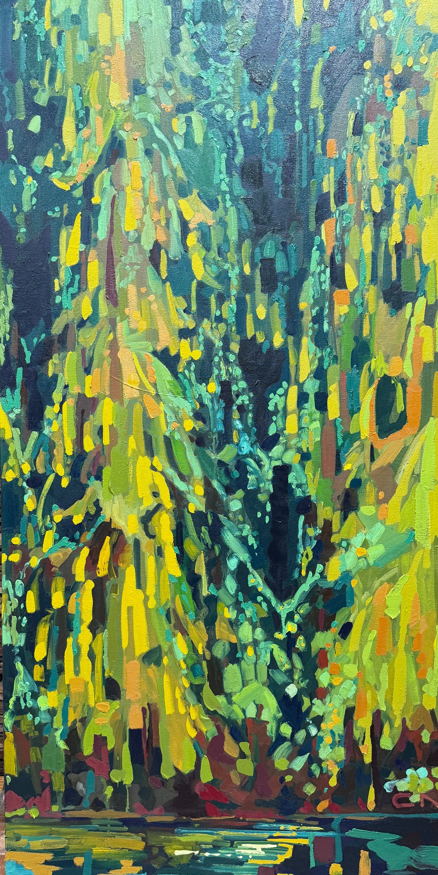 Grizzleys on the Shore original Canadian art by Chrissy Nickerson