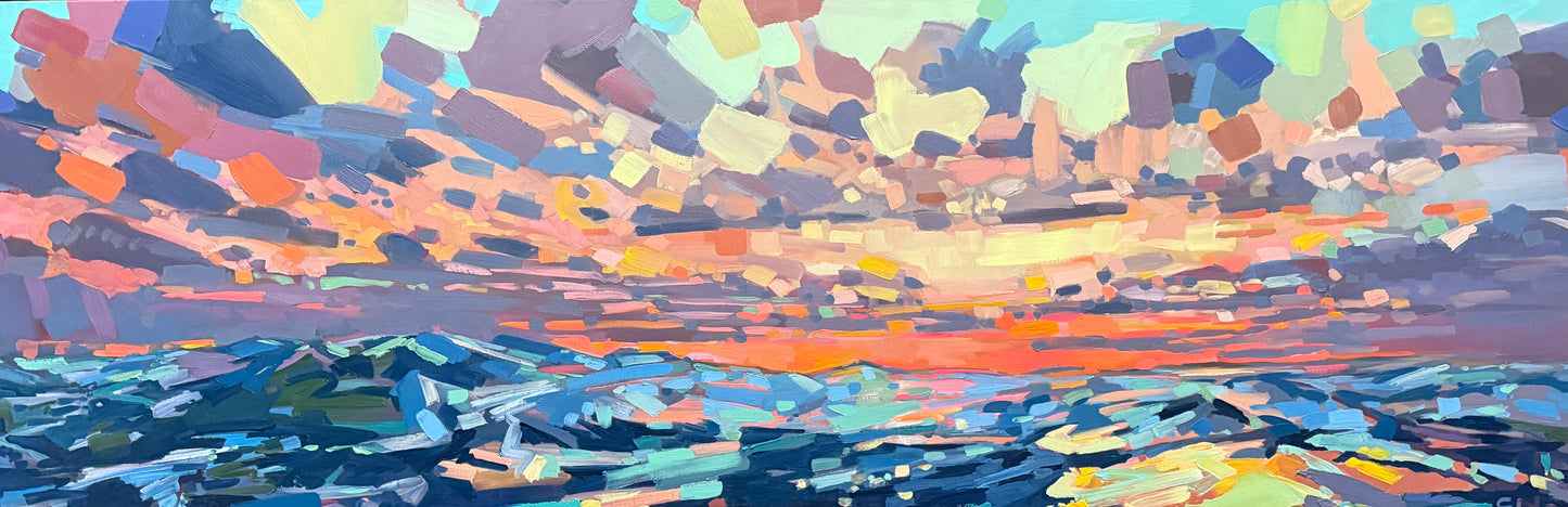 The Romance of the
Sea original Canadian art by Chrissy Nickerson