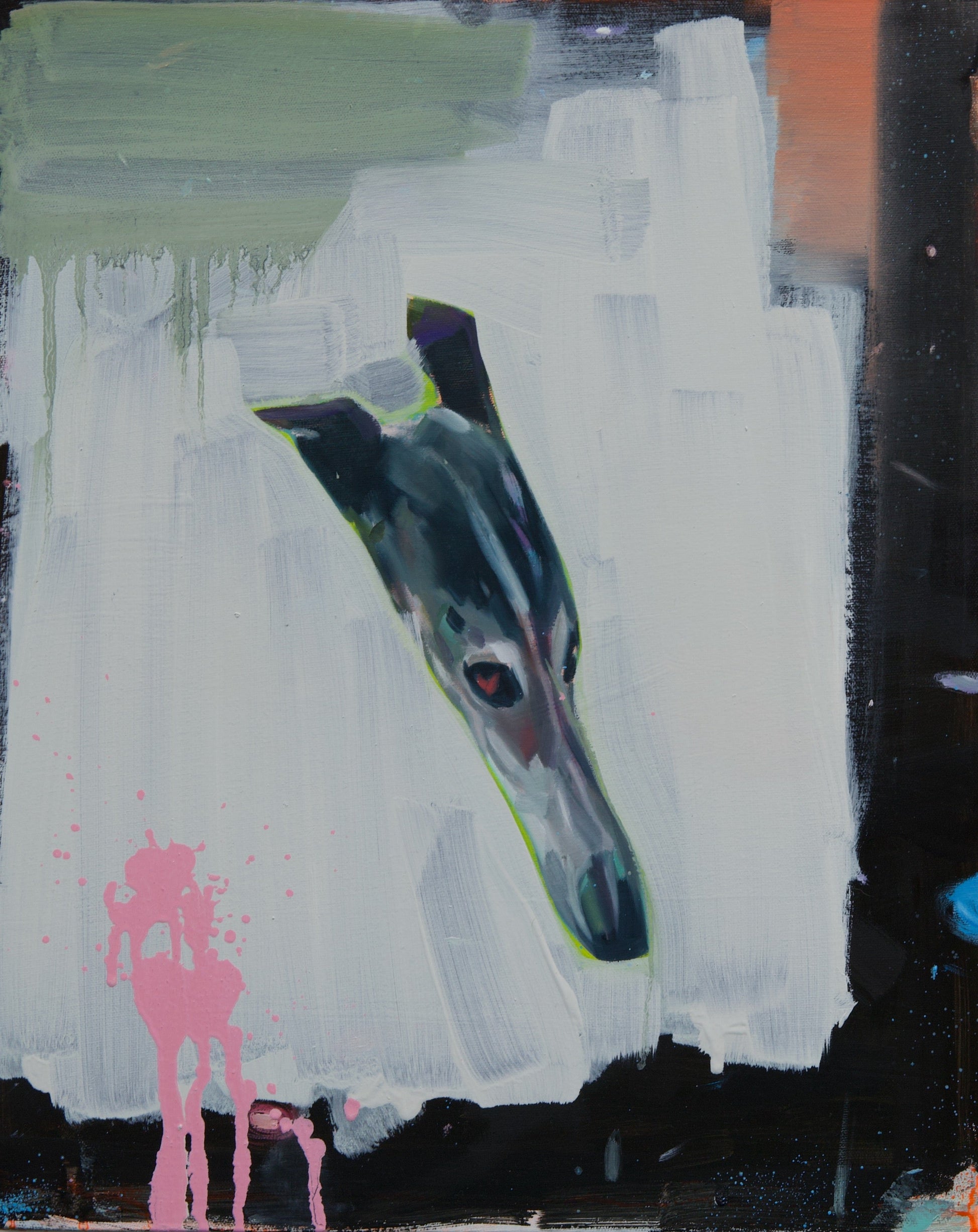 Supervillain original Canadian art by doug thoms