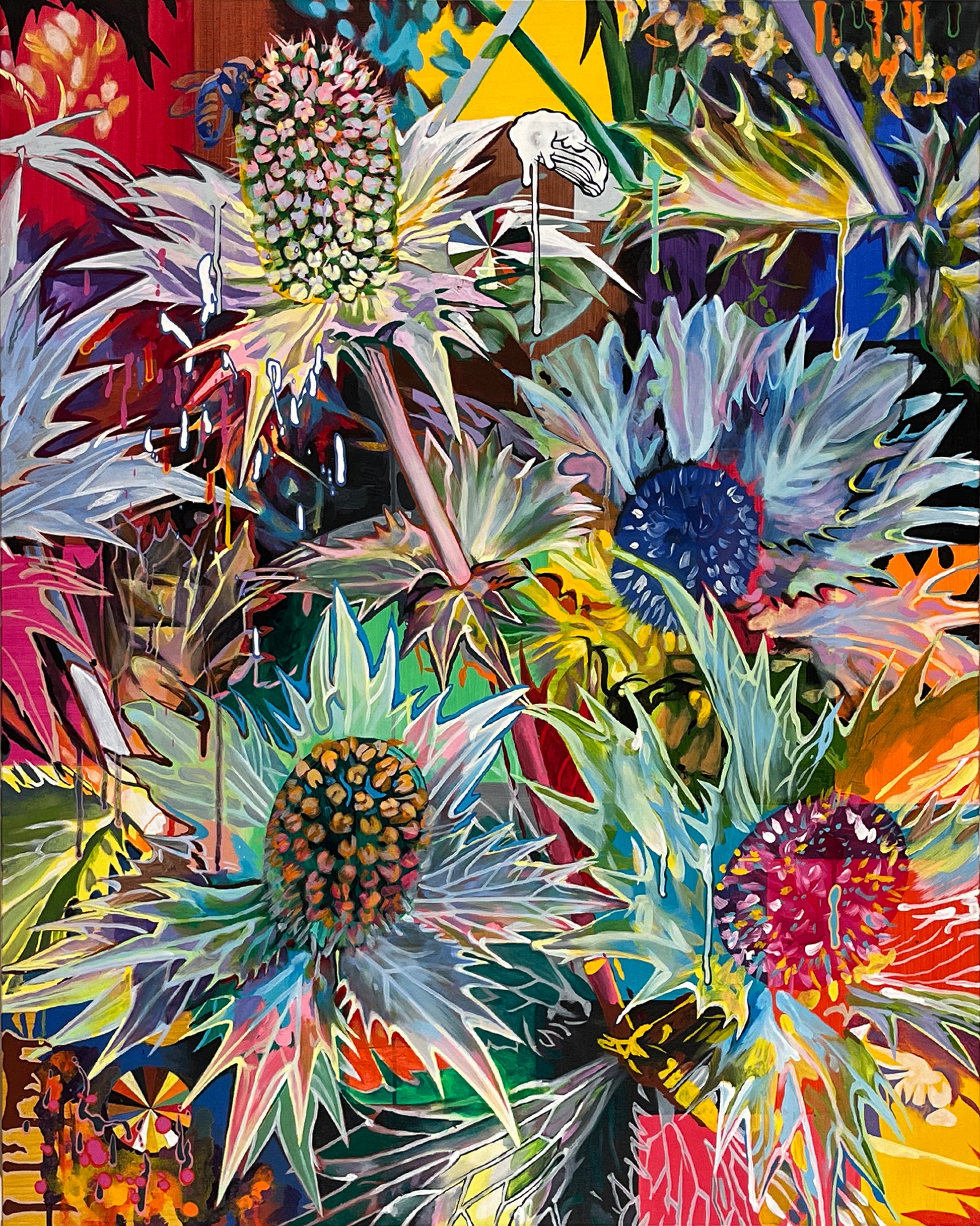 Thistle #10 original Canadian art by John Capitano