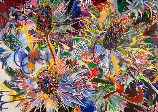 Thistle #8 original Canadian art by John Capitano
