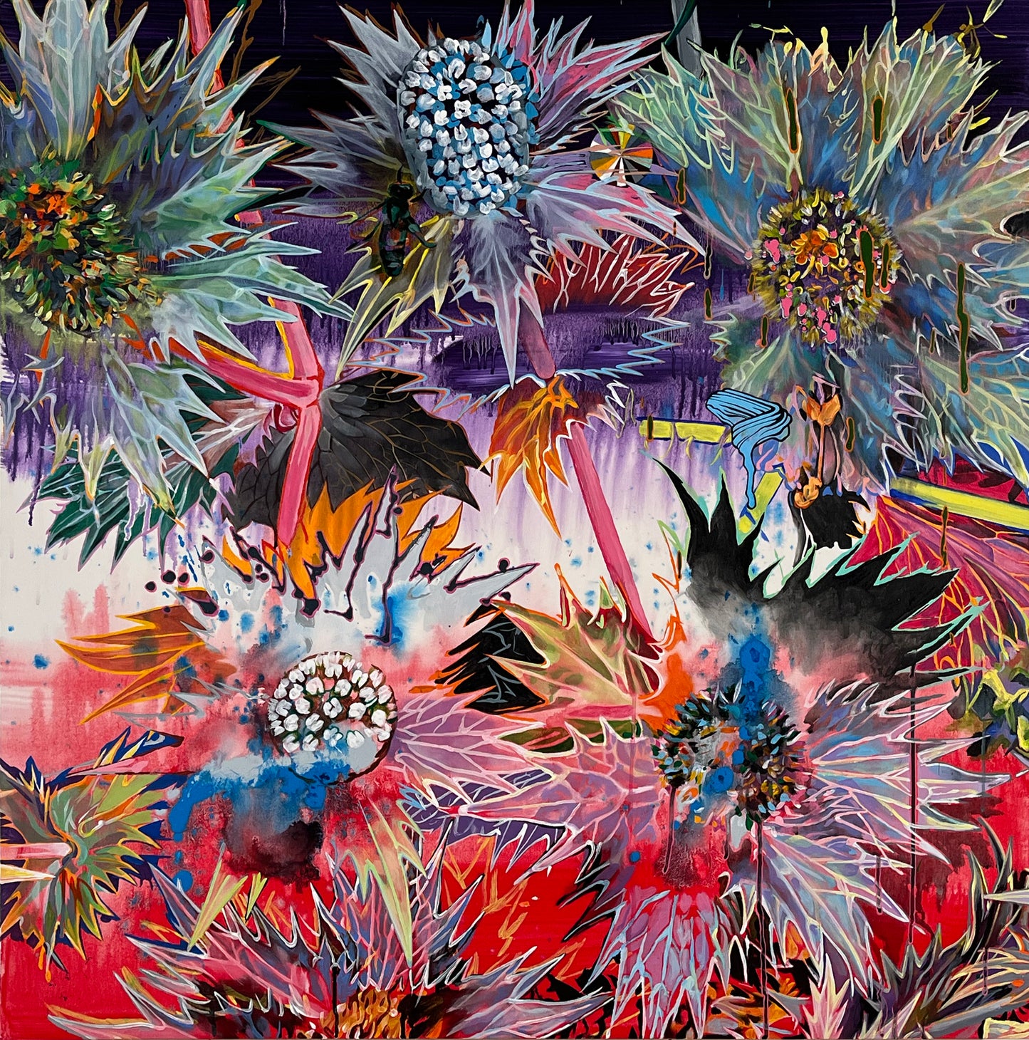 Thistle #9 original Canadian art by John Capitano