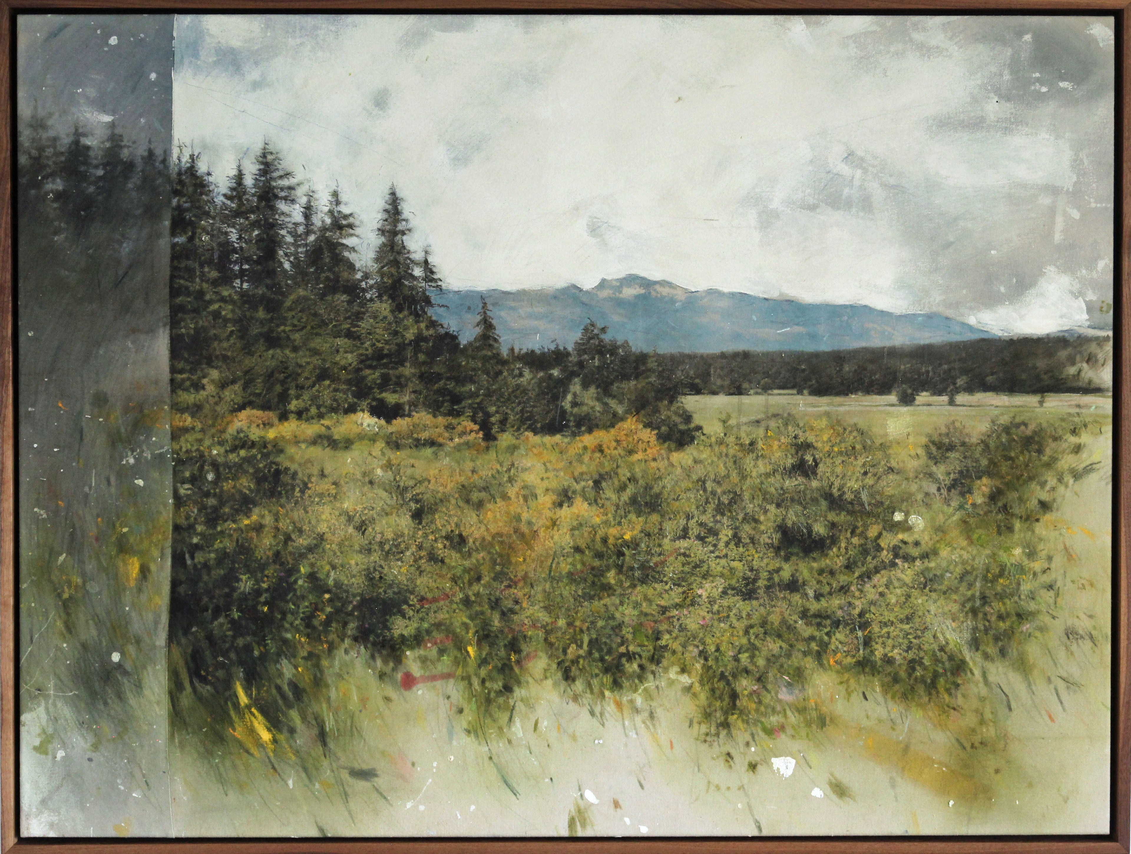Moment of Peace Near the Highway original Canadian art by chloé giroux-bertrand