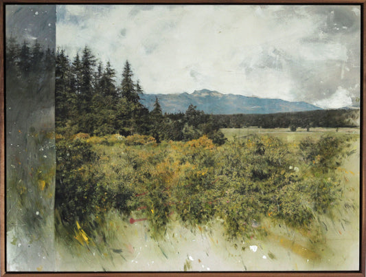 Moment of Peace Near the Highway original Canadian art by chloé giroux-bertrand
