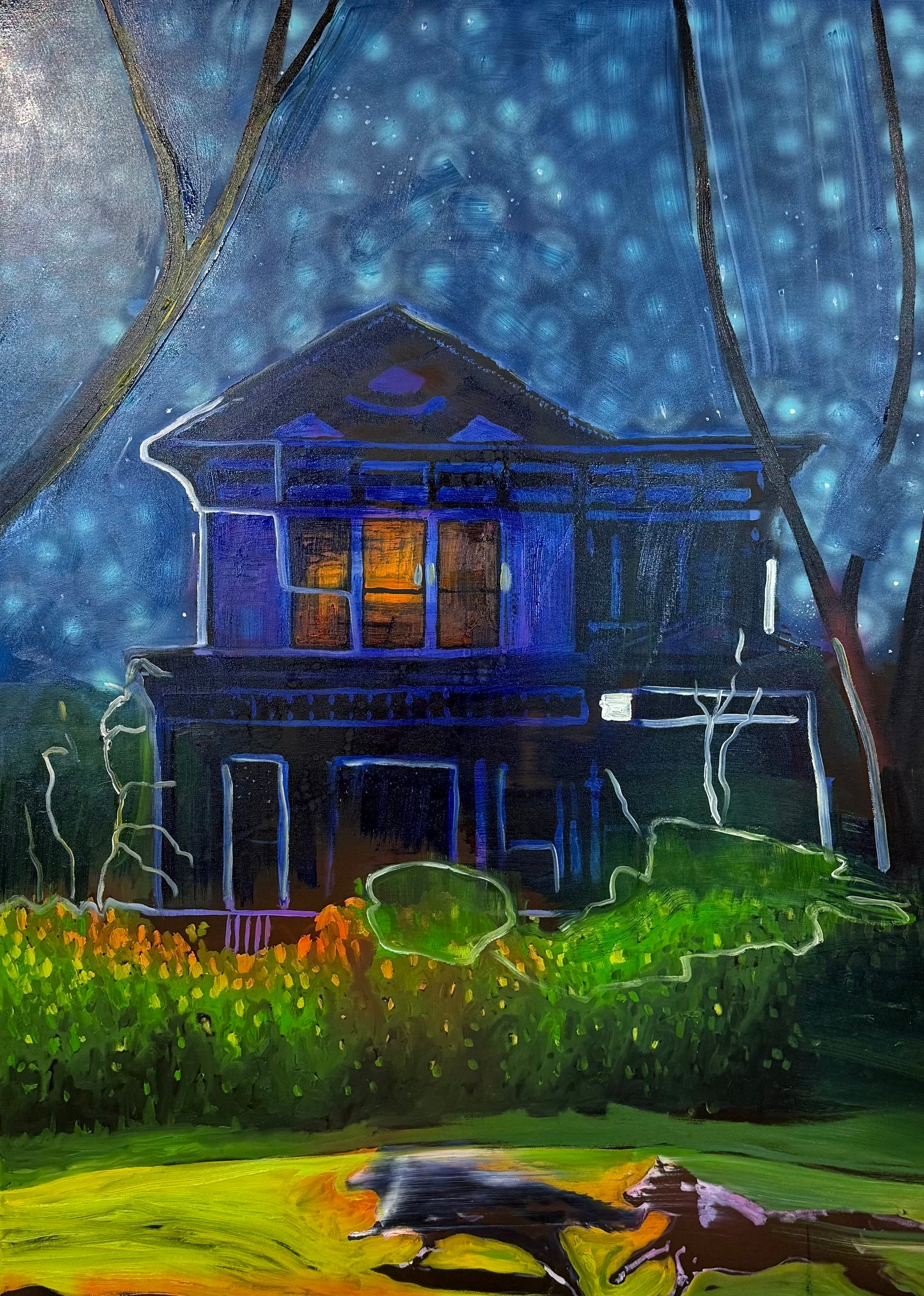Night Passing original Canadian art by michael cameron