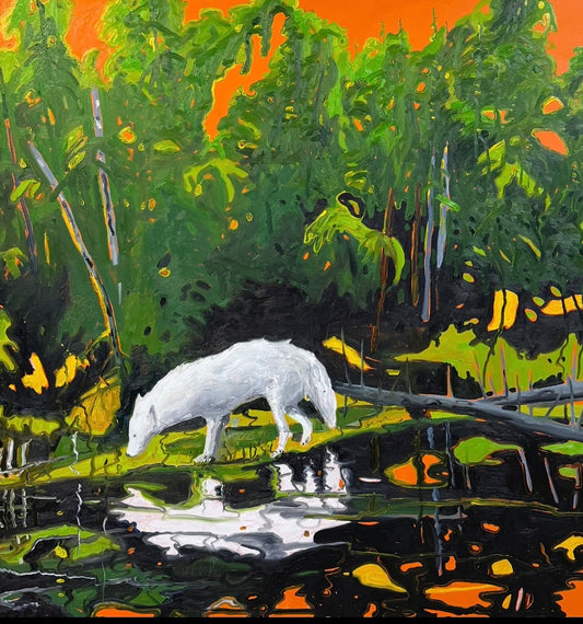 Sea Wolf original Canadian art by Michael Cameron