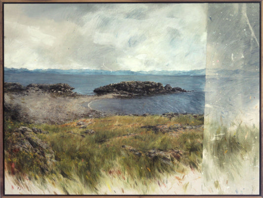 Soft Rocks at Low Tide original Canadian art by chloé giroux-bertrand