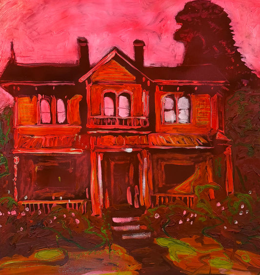 The Visit original Canadian art by michael cameron