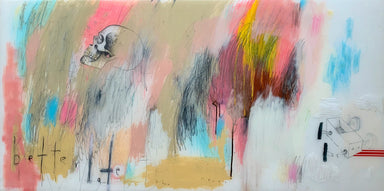 BETTER LATE THAN NEVER original Canadian art by Jay Hanscom