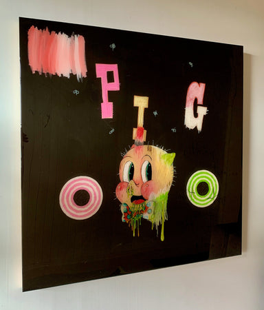 PIG original Canadian art by Jay Hanscom