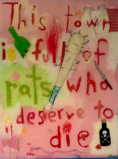 THIS TOWN original Canadian art by Jay Hanscom